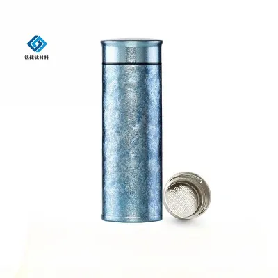 Pure Titanium Thermos Taza con filtro de té